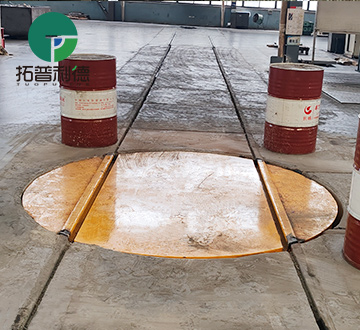 30 Tons Electric Railway Turntable for Mold Manufacturing Factory