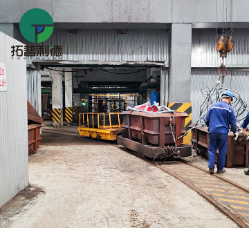 Customized 5 Tons Rail Transfer Cart for Material Transport