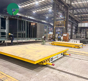 Maintenance Carrying Rail Guided Vehicle with Dual-Vehicle Linkage