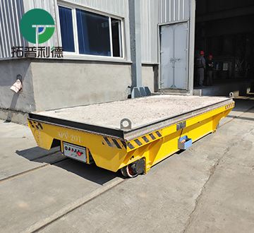 Customized 20 Tons Rail Transfer Cart for Material Handling