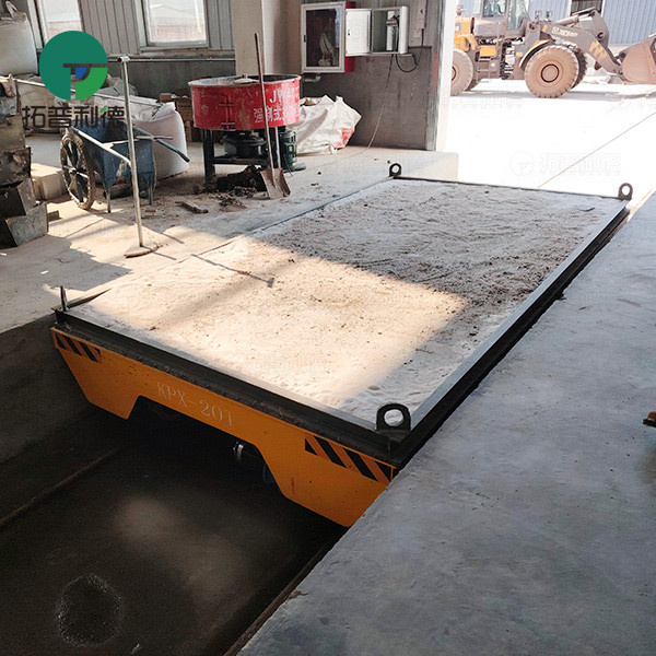 20 Tons Battery Rail Transfer Cart for Industrial Handling