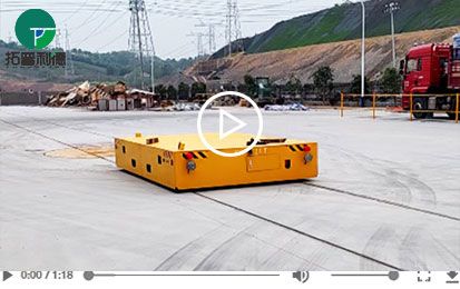 30 Tons Remote Control Rail Transoport Trolley with Turntable