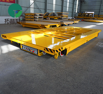 25 Tons Battery Rail Transfer Cart for Sandblasting Room