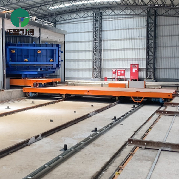 120 Tons Accurate Docking Rail Transfer Cart for Mold Transport