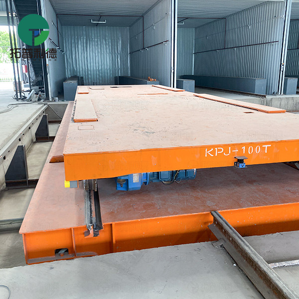 120 Tons Accurate Docking Rail Transfer Cart for Mold Transport