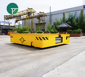 Industry Material Handling 5 Tons Trackless Steerable Transfer Cart