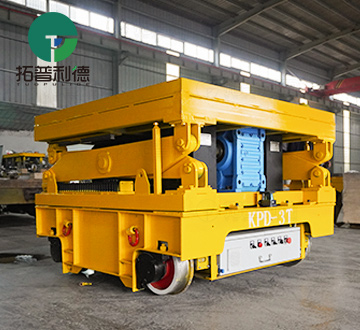 3 Tons Electric Rail Transfer Cart Solves High Temperature Handling