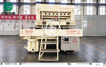 Large Capacity Motorized Trackless Transfer Cart with Dual-wheel System
