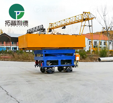 2 Tons Lithium Trackless Transfer Cart Drives Efficient Material Handling