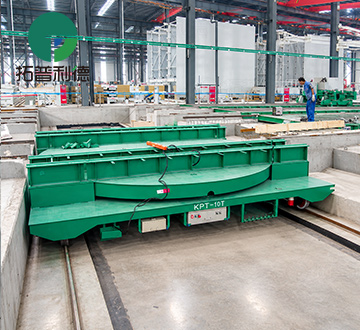 10 Tonne Ferry Rail Transfer Cart for PC Workpieces