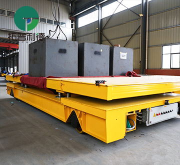 40 Ton Battery Powered Rail Transfer Trolley for Heavy Mold Handling