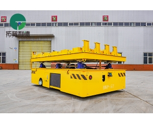 20 Tons Roller Steerable Trackless Transfer Cart for Material Handling