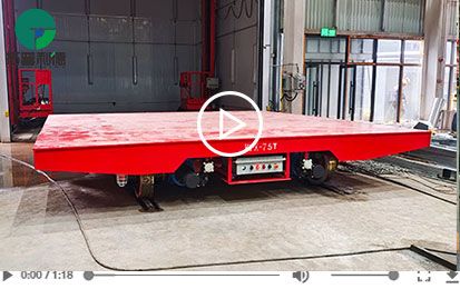75 Tonns Paint Spray Booth Explosion Proof Rail Transfer Cart