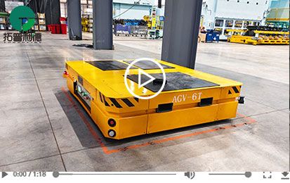 Steerable Automated Guided Vehicle in Workshop for Workpieces Handling