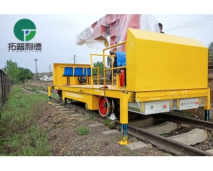 Customized Rail Transfer Cart Helps Heavy Duty Material Transfer in Railway Maintenance