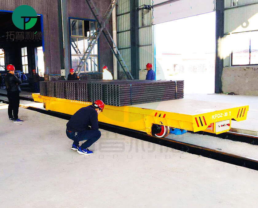 Industrial Transfer Cars,Battery Propelled Motorized Cart,Transport platform,Rail Guided Powered Trolleys