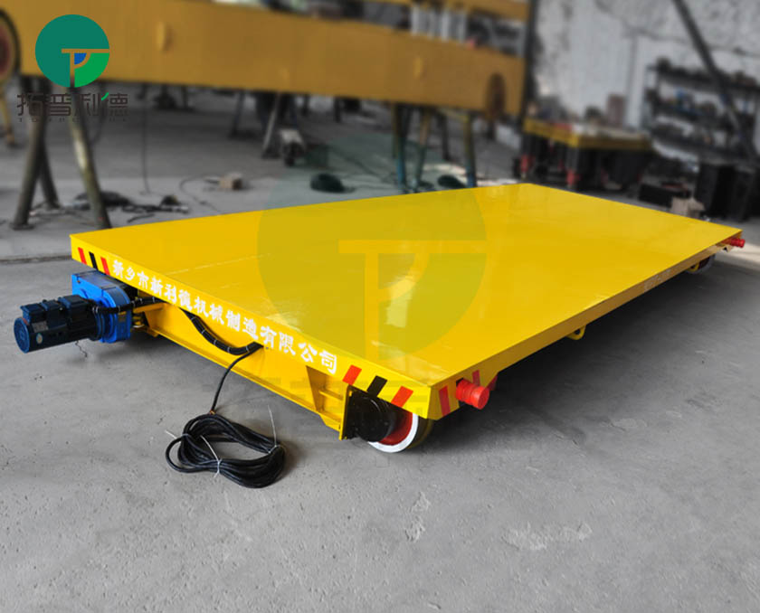 Cable Reel Powered Transfer Carts,Rail Motorized Transfer Cart,Rail Guided Trolley,Autonomous Transport Platforms,Steel Coil Moving Platform