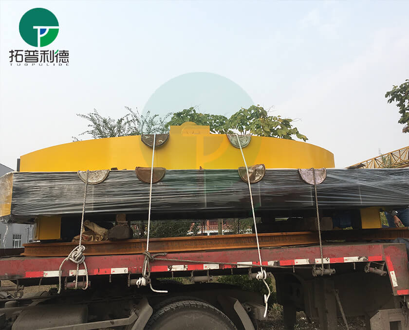 Industrial Transfer Cart Rail Turntable,Motorized Turntables Heavy Duty,Electric Transfer Turnplate