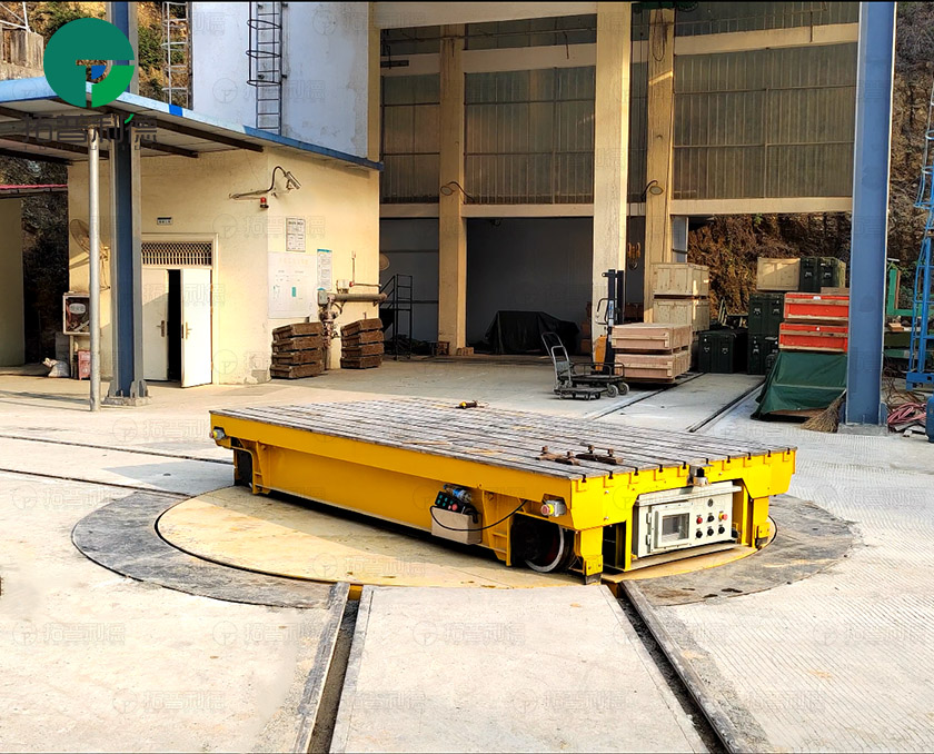 electric rail turntable   